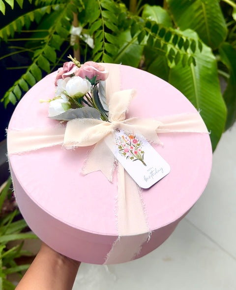 Pink Round Box